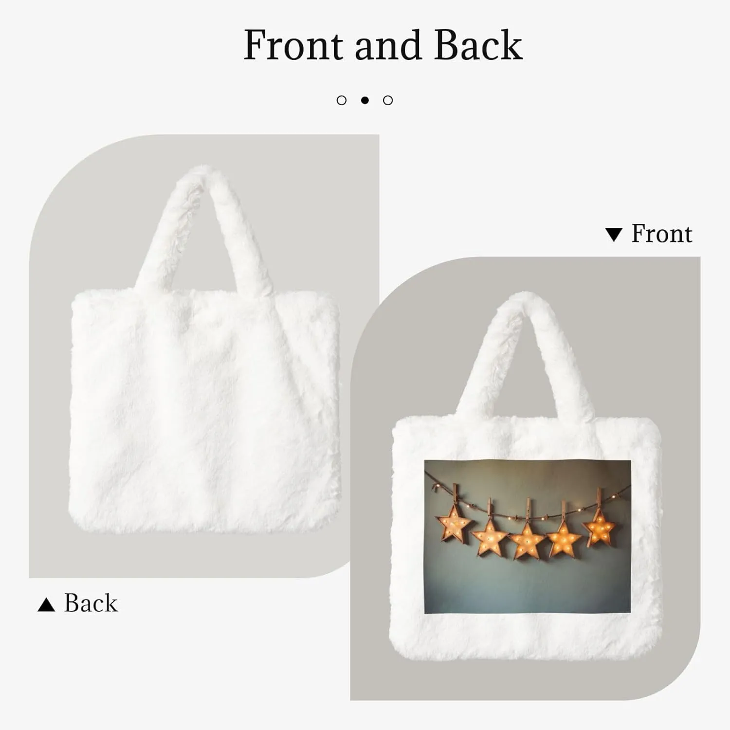 Fluffy Tote Bag for Women Plush Shoulder Purses Ladies Faux Fur Bag Top Handle Satchel Handbag Fall Winter
