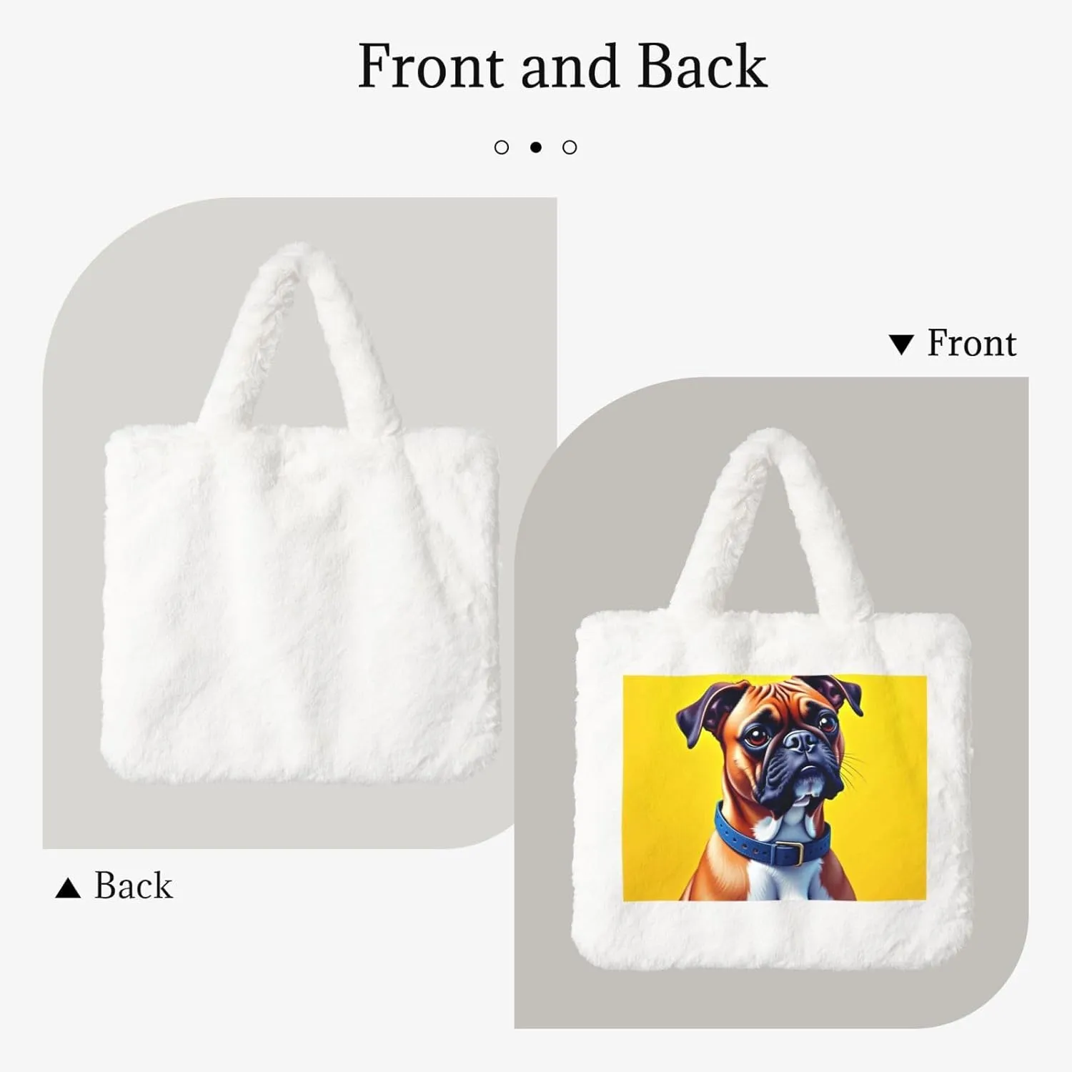 Fluffy Tote Bag for Women Plush Shoulder Purses Ladies Faux Fur Bag Top Handle Satchel Handbag Fall Winter