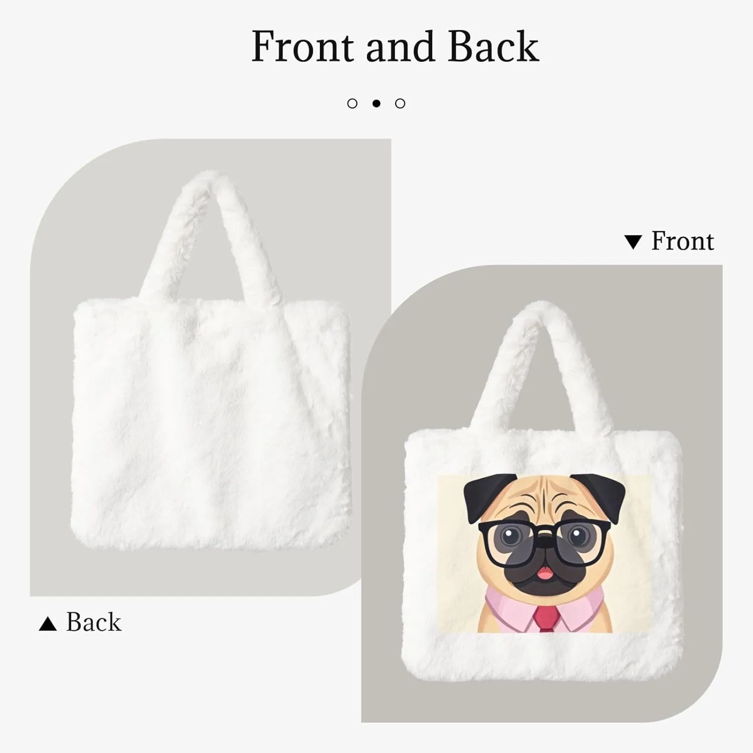 Fluffy Tote Bag for Women Plush Shoulder Purses Ladies Faux Fur Bag Top Handle Satchel Handbag Fall Winter