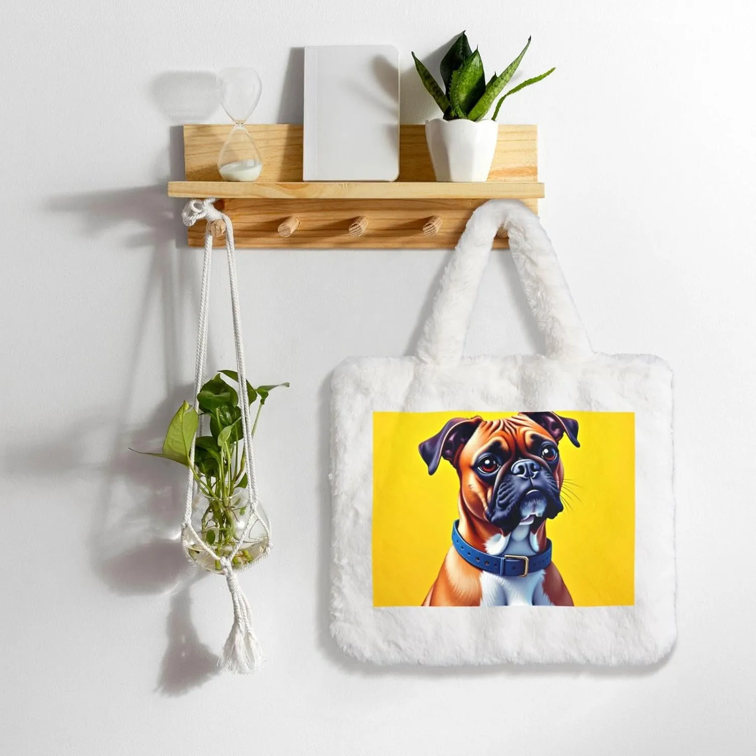Fluffy Tote Bag for Women Plush Shoulder Purses Ladies Faux Fur Bag Top Handle Satchel Handbag Fall Winter