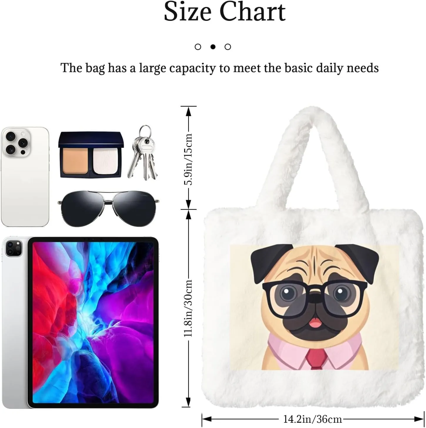 Fluffy Tote Bag for Women Plush Shoulder Purses Ladies Faux Fur Bag Top Handle Satchel Handbag Fall Winter