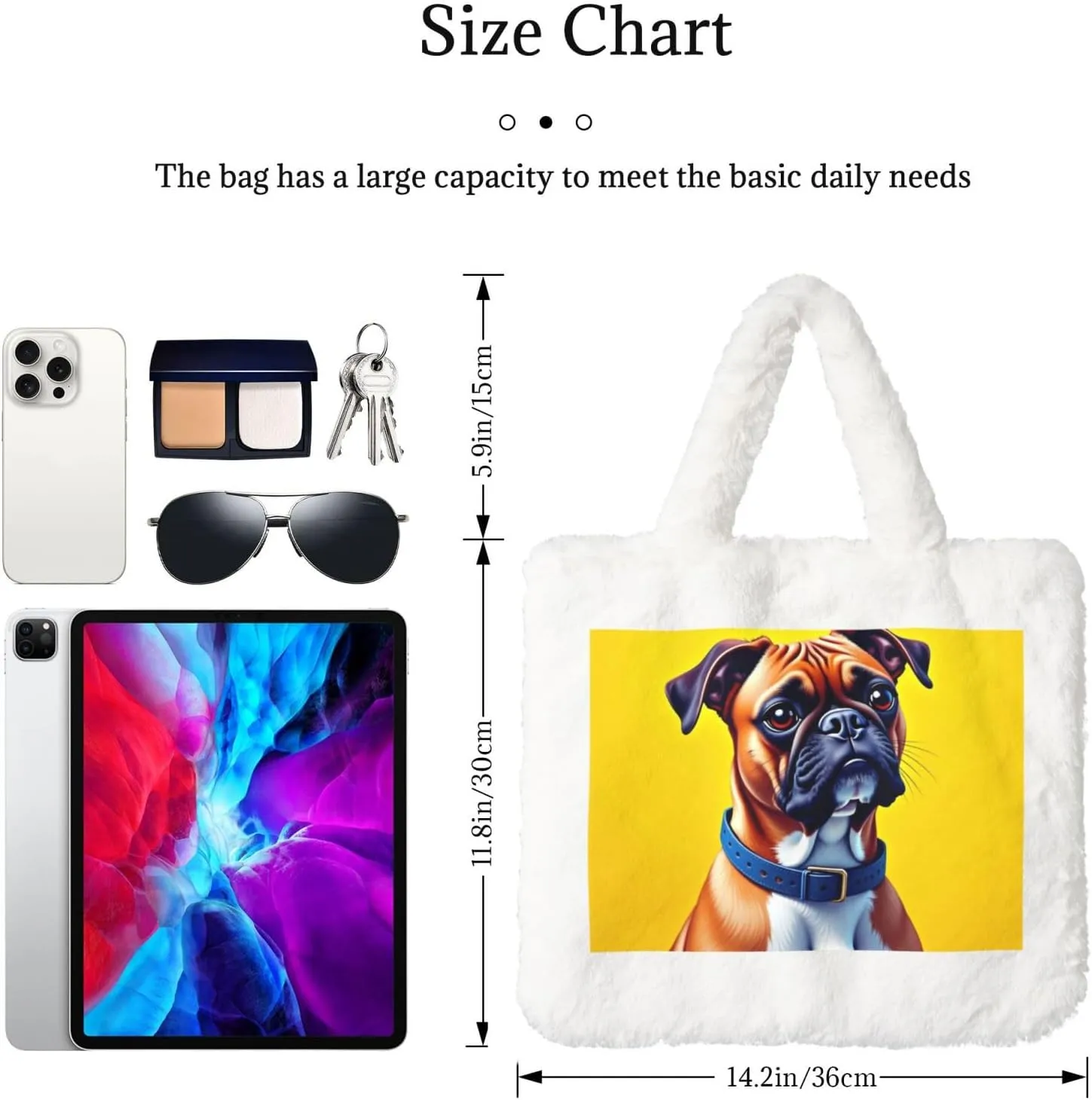 Fluffy Tote Bag for Women Plush Shoulder Purses Ladies Faux Fur Bag Top Handle Satchel Handbag Fall Winter