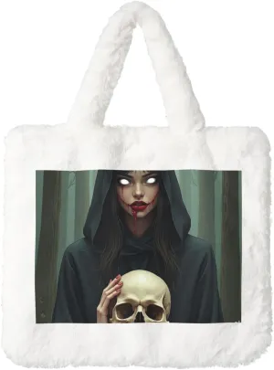 Fluffy Tote Bag Ladies Shoulder Bag Women Furry Tote Bag Plush Handbag Women Cute Bag for Women