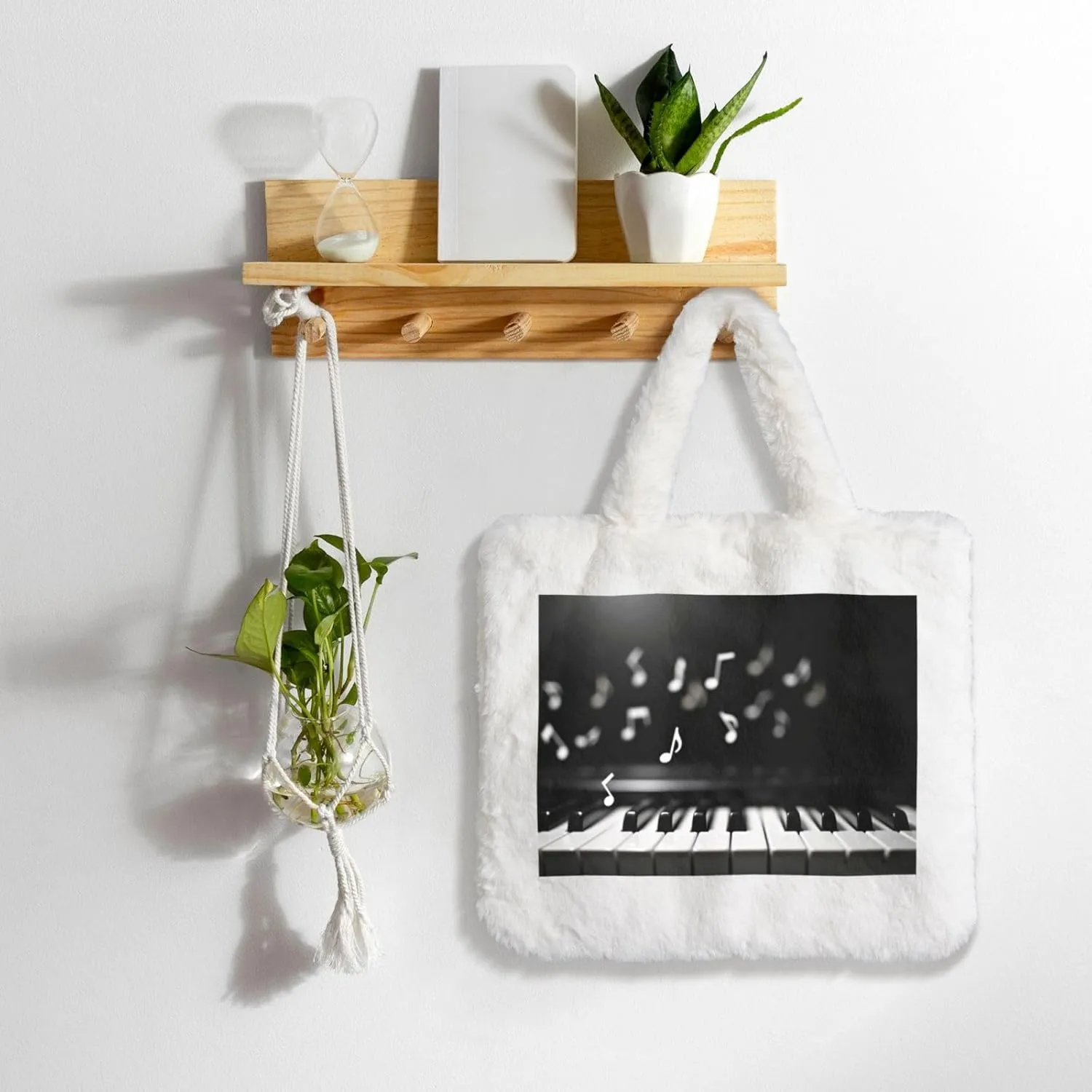 Fluffy Tote Bag Ladies Shoulder Bag Women Furry Tote Bag Plush Handbag Women Cute Bag for Women