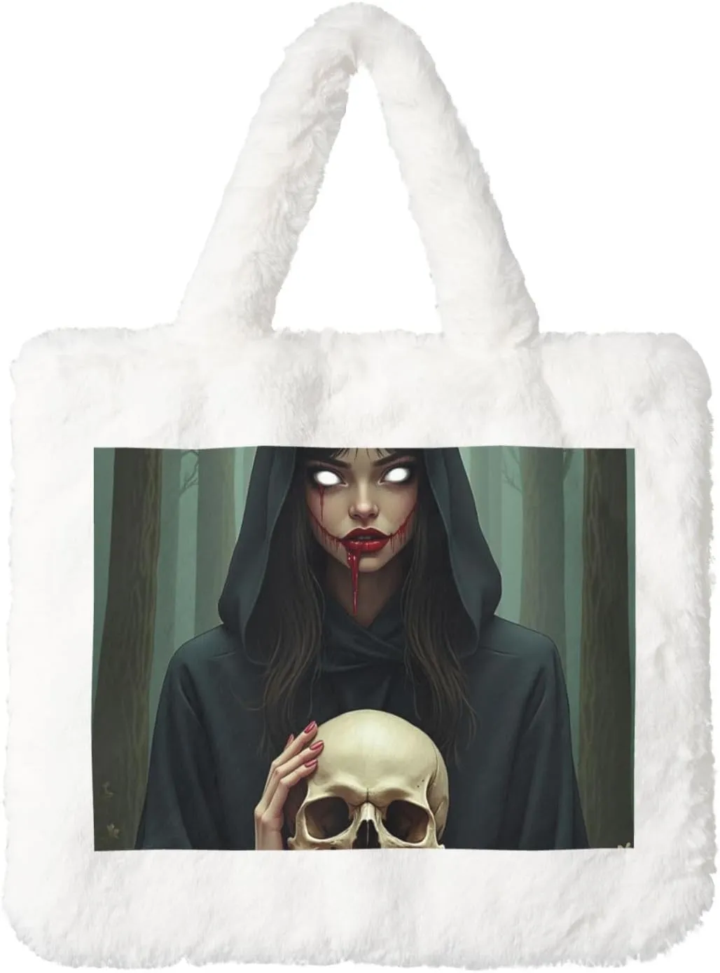 Fluffy Tote Bag Ladies Shoulder Bag Women Furry Tote Bag Plush Handbag Women Cute Bag for Women