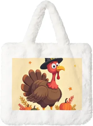 Fluffy Tote Bag Ladies Shoulder Bag Women Furry Tote Bag Plush Handbag Women Cute Bag for Women