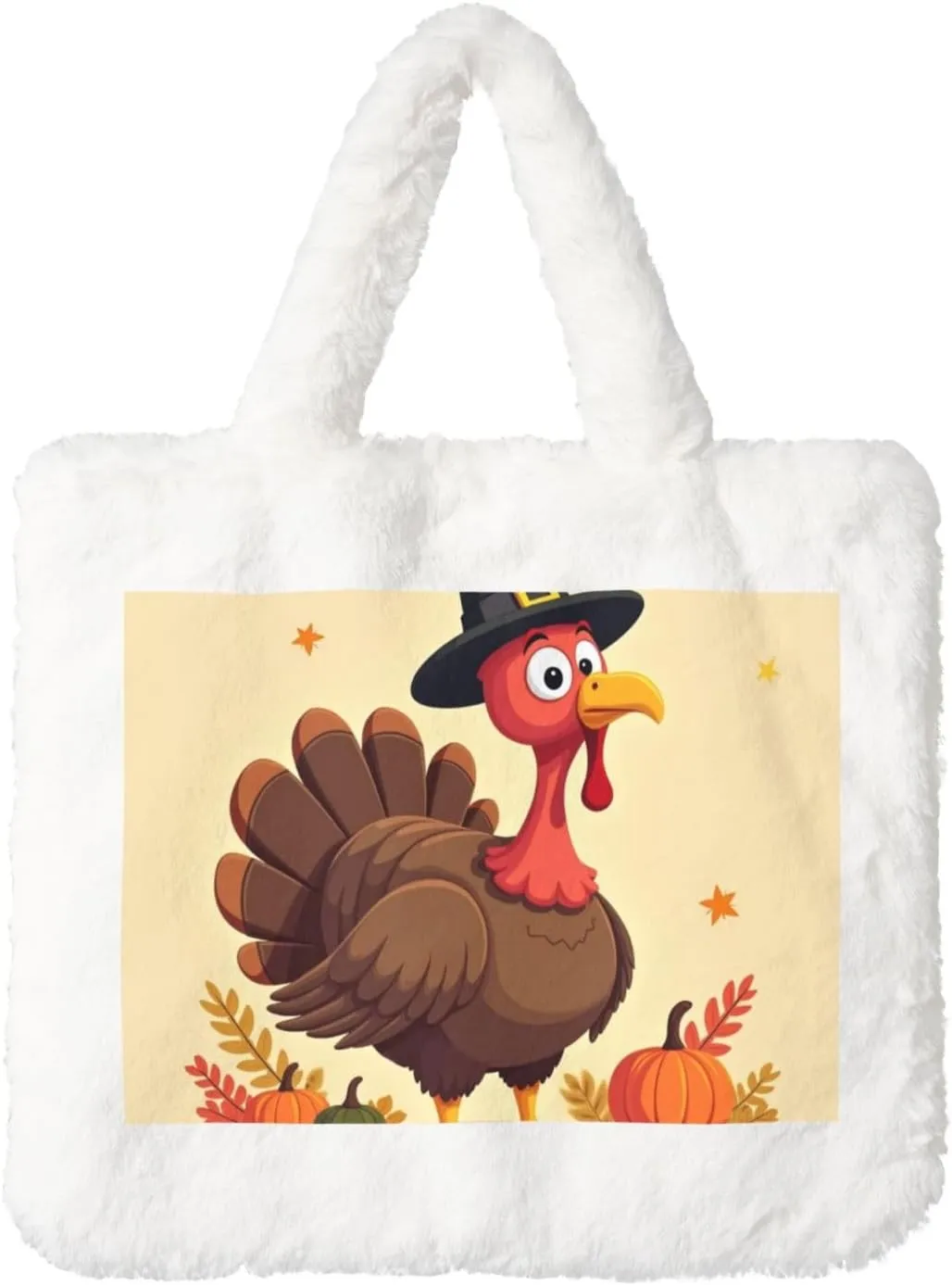 Fluffy Tote Bag Ladies Shoulder Bag Women Furry Tote Bag Plush Handbag Women Cute Bag for Women
