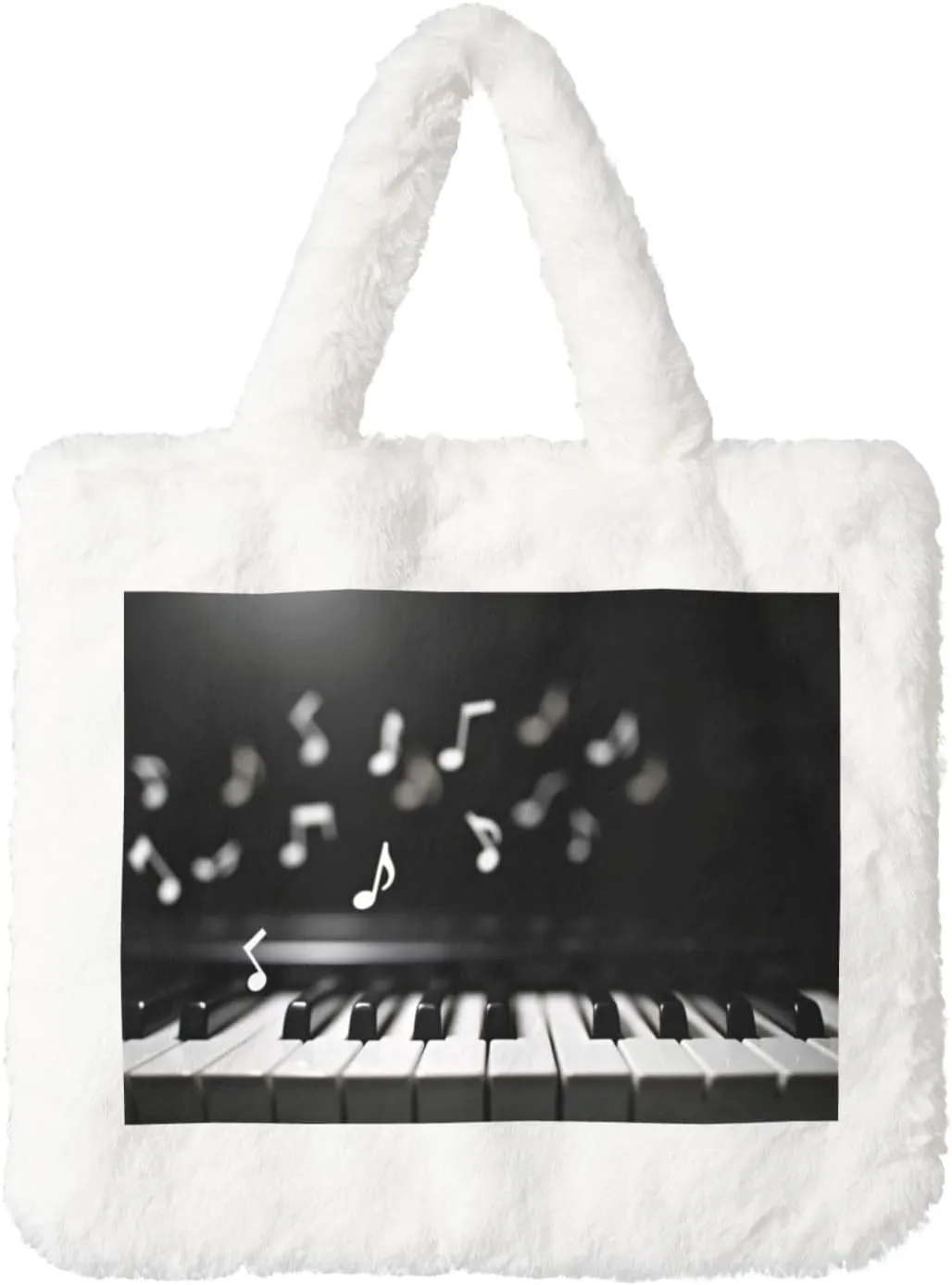 Fluffy Tote Bag Ladies Shoulder Bag Women Furry Tote Bag Plush Handbag Women Cute Bag for Women