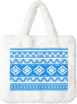 Fluffy Tote Bag, Winter Furry Purse for Women Faux Fur Bag Plush Purse Fuzzy Shoulder Handbag