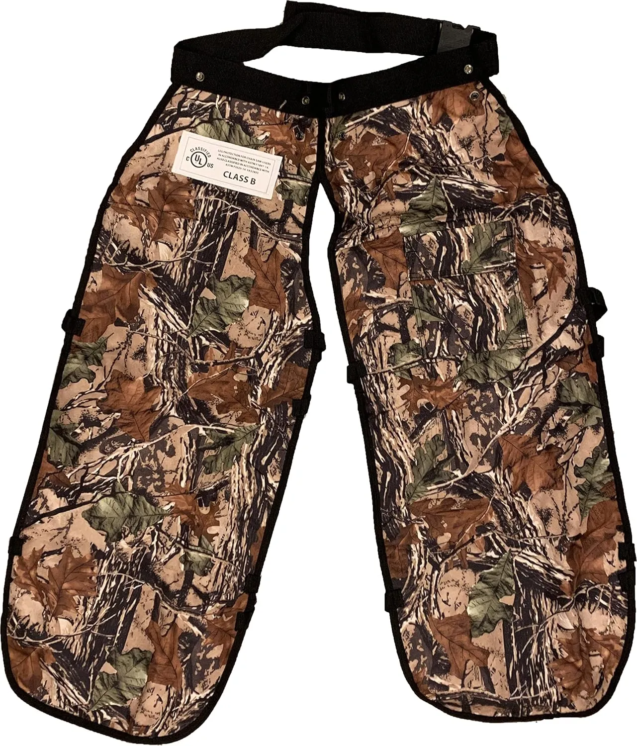 FORESTER Chainsaw Chaps for Men - Adjustable Belt - Chain Saw Chaps for Men, Apron Style W/Pocket, Chainsaw Safety Equipment