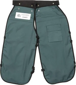 FORESTER Chainsaw Chaps for Men - Adjustable Belt - Chain Saw Chaps for Men, Apron Style W/Pocket, Chainsaw Safety Equipment