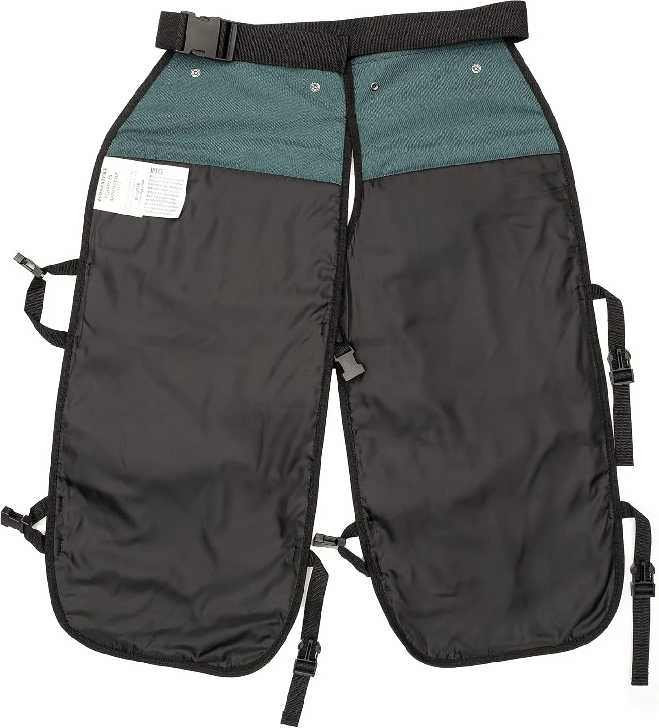 FORESTER Chainsaw Chaps for Men - Adjustable Belt - Chain Saw Chaps for Men, Apron Style W/Pocket, Chainsaw Safety Equipment