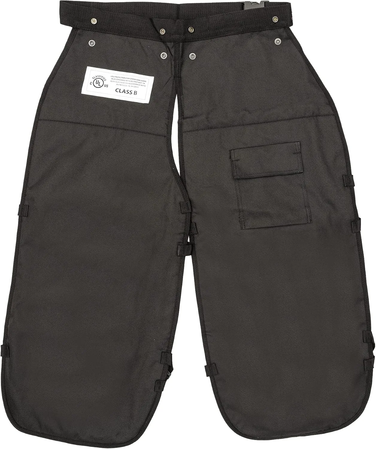FORESTER Chainsaw Chaps for Men - Adjustable Belt - Chain Saw Chaps for Men, Apron Style W/Pocket, Chainsaw Safety Equipment