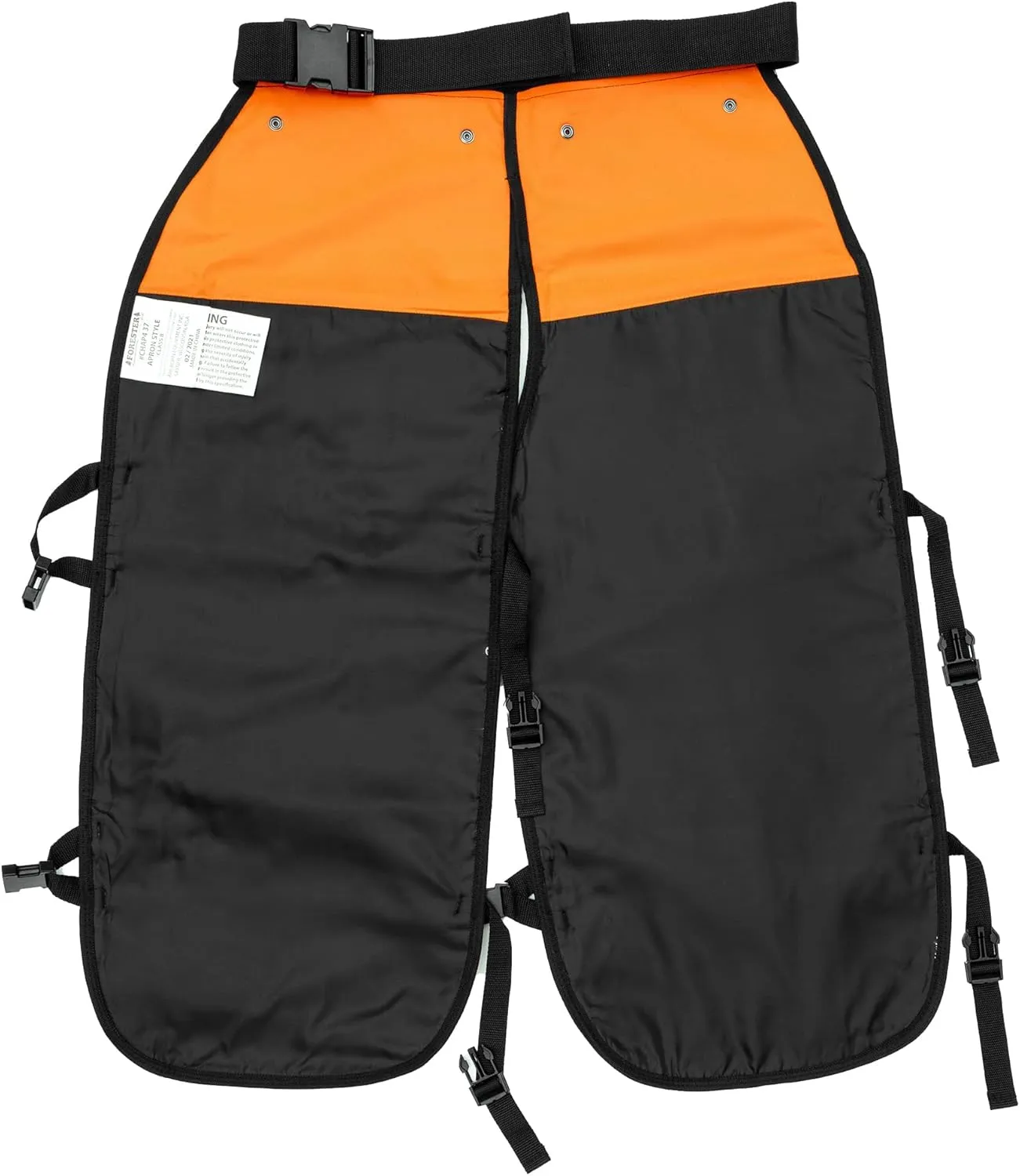 FORESTER Chainsaw Chaps for Men - Adjustable Belt - Chain Saw Chaps for Men, Apron Style W/Pocket, Chainsaw Safety Equipment