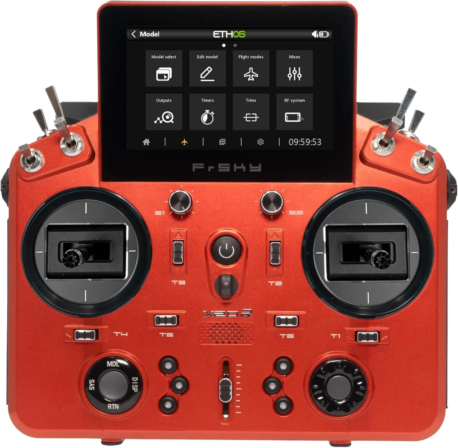 FrSky Tandem Tandem X20R Dual 2.4G TW RF Mode and Supports TW Access R9 Modes (Cherry Red)