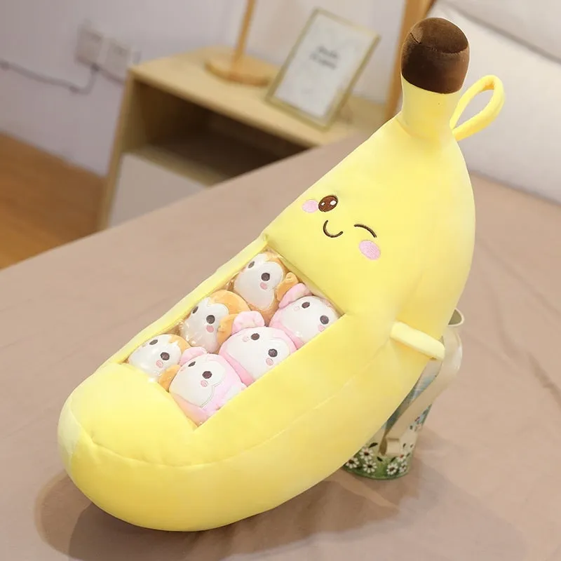 Fruit and Animal Plush Bags