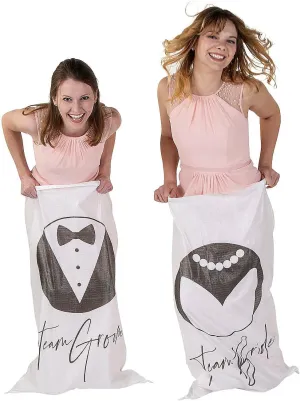 Fun Express Wedding Potato Sack Race Bags - 12 Pc