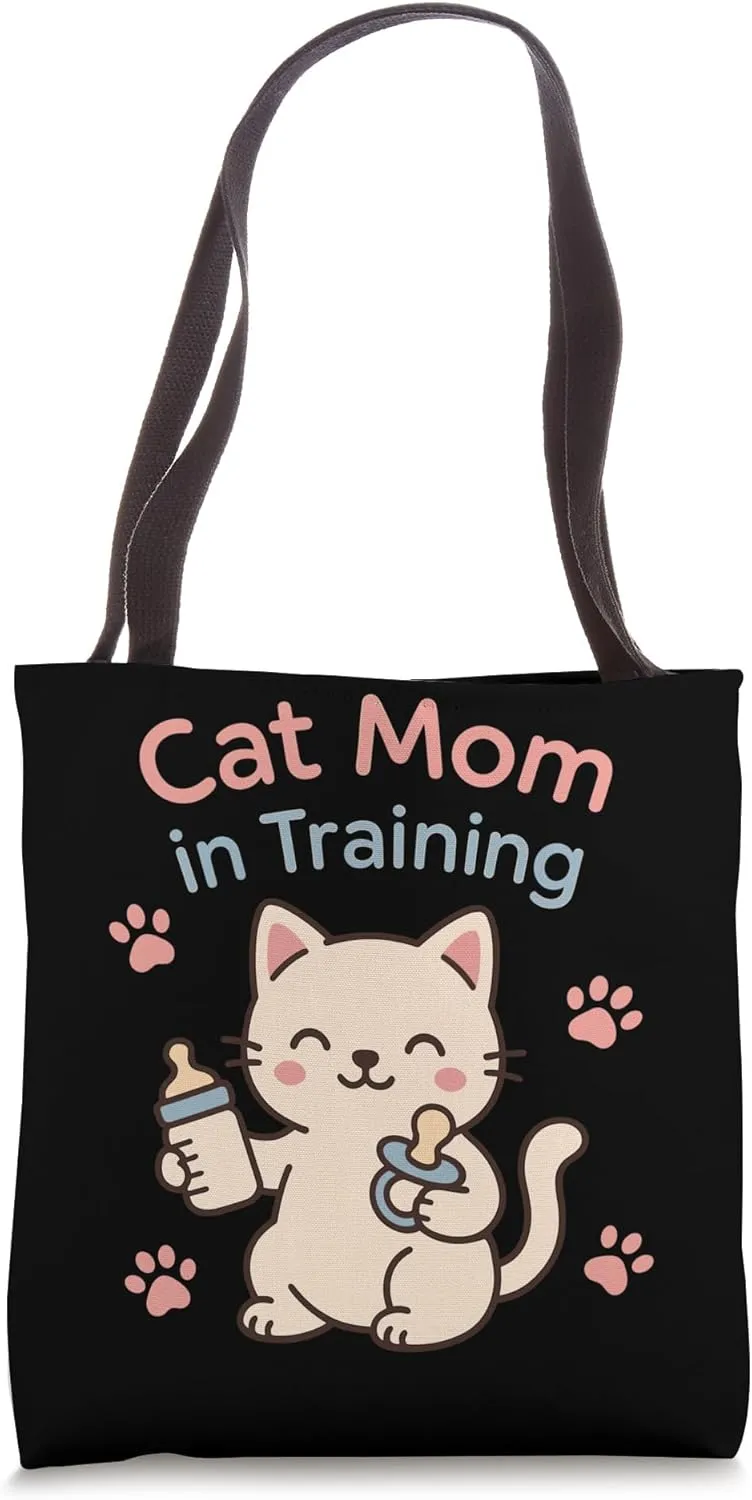 Future Crazy Cat Lady Cute Feline Obsession Quirky Cat Life Tote Bag
