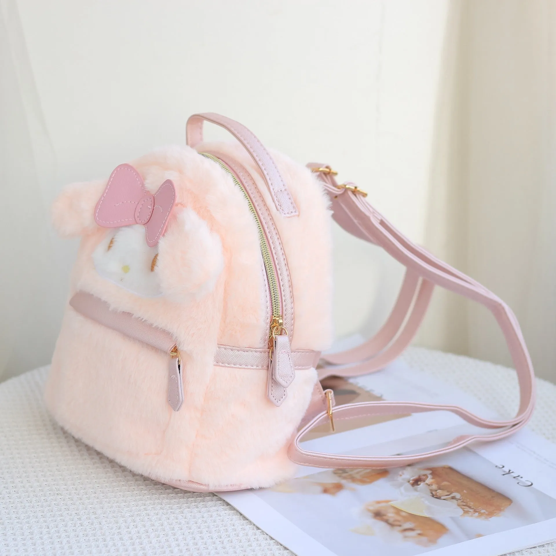 Fuzzy Plush Kawaii Backpack