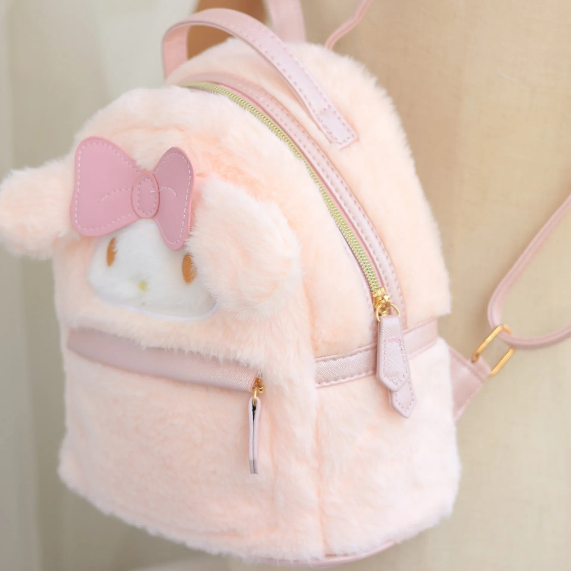 Fuzzy Plush Kawaii Backpack