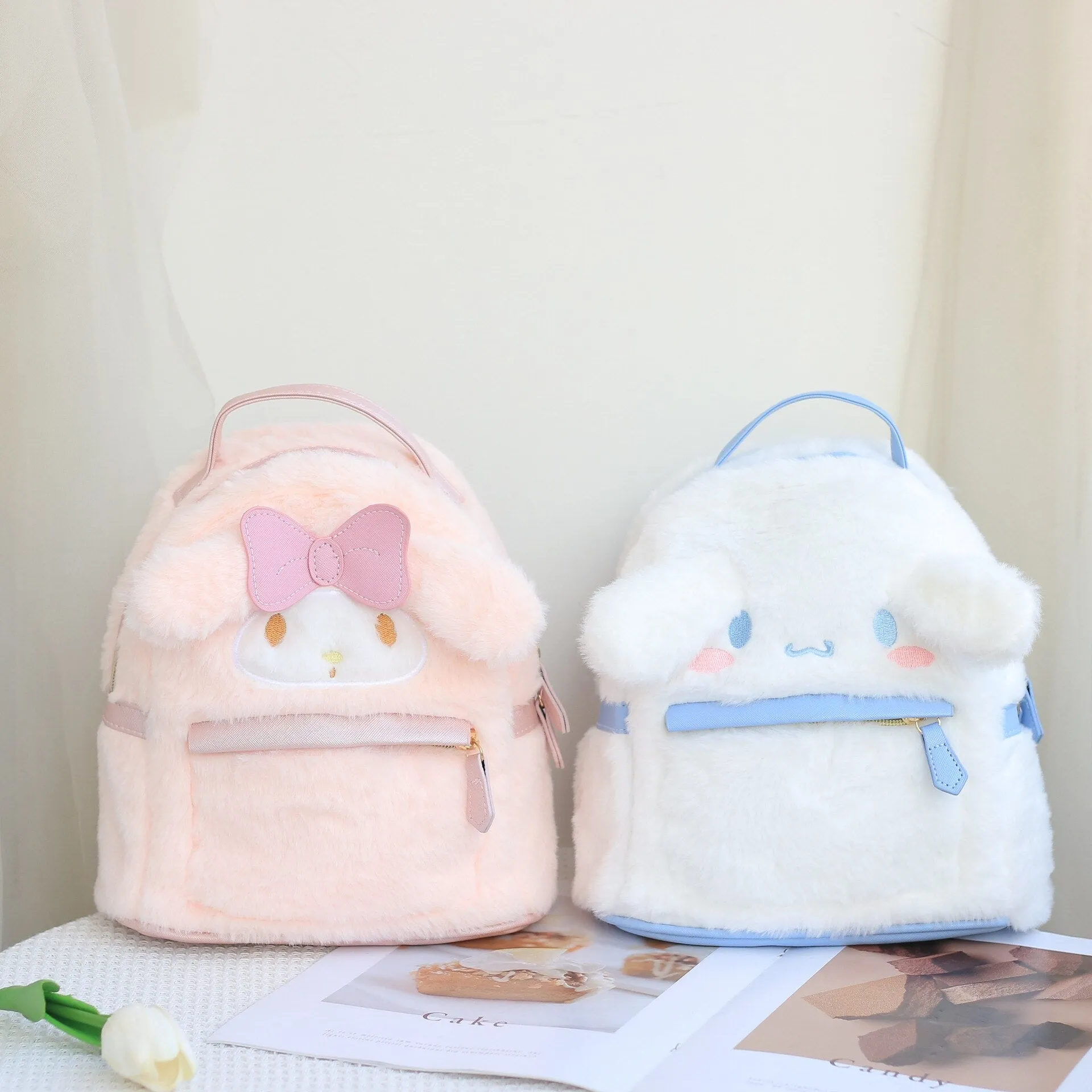 Fuzzy Plush Kawaii Backpack
