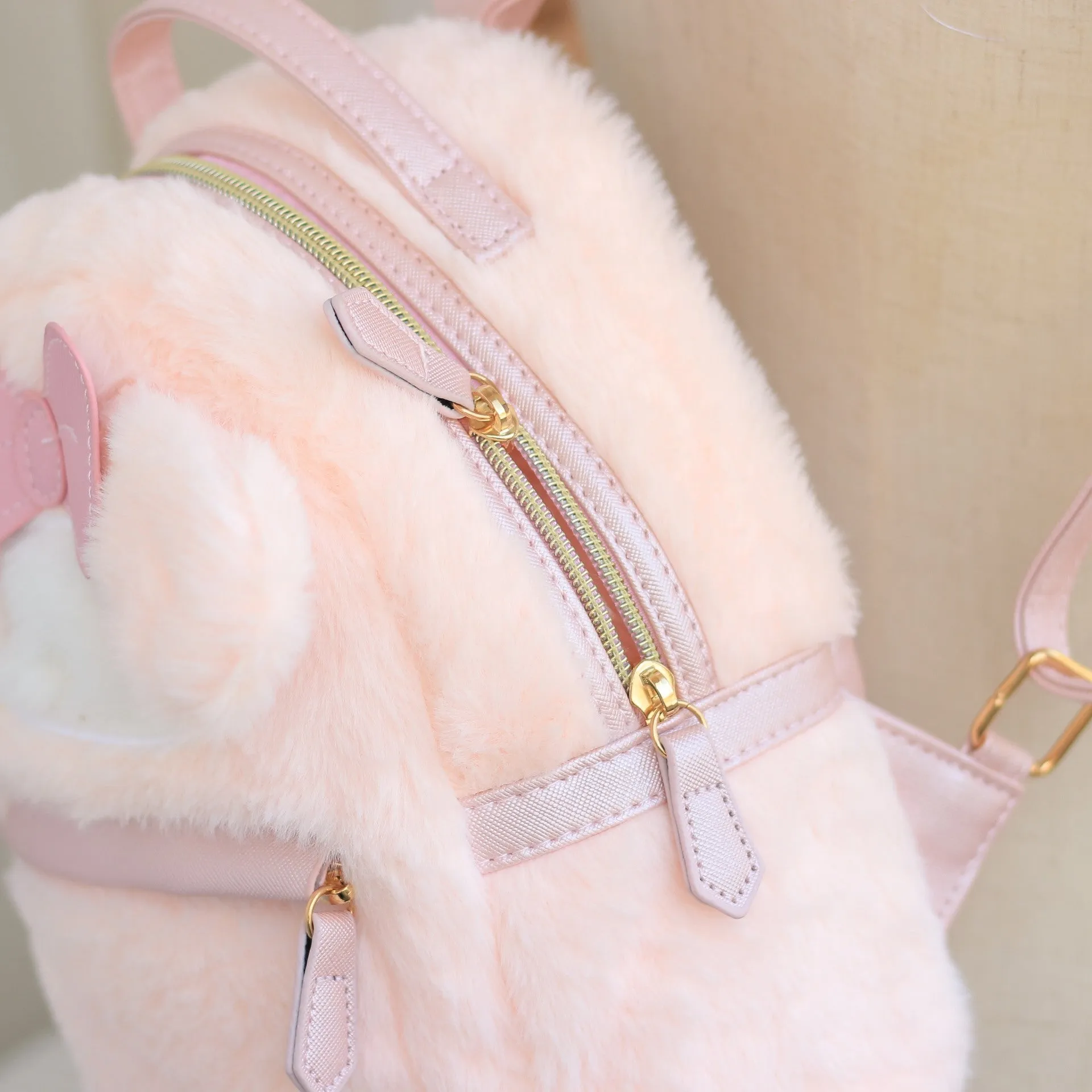 Fuzzy Plush Kawaii Backpack