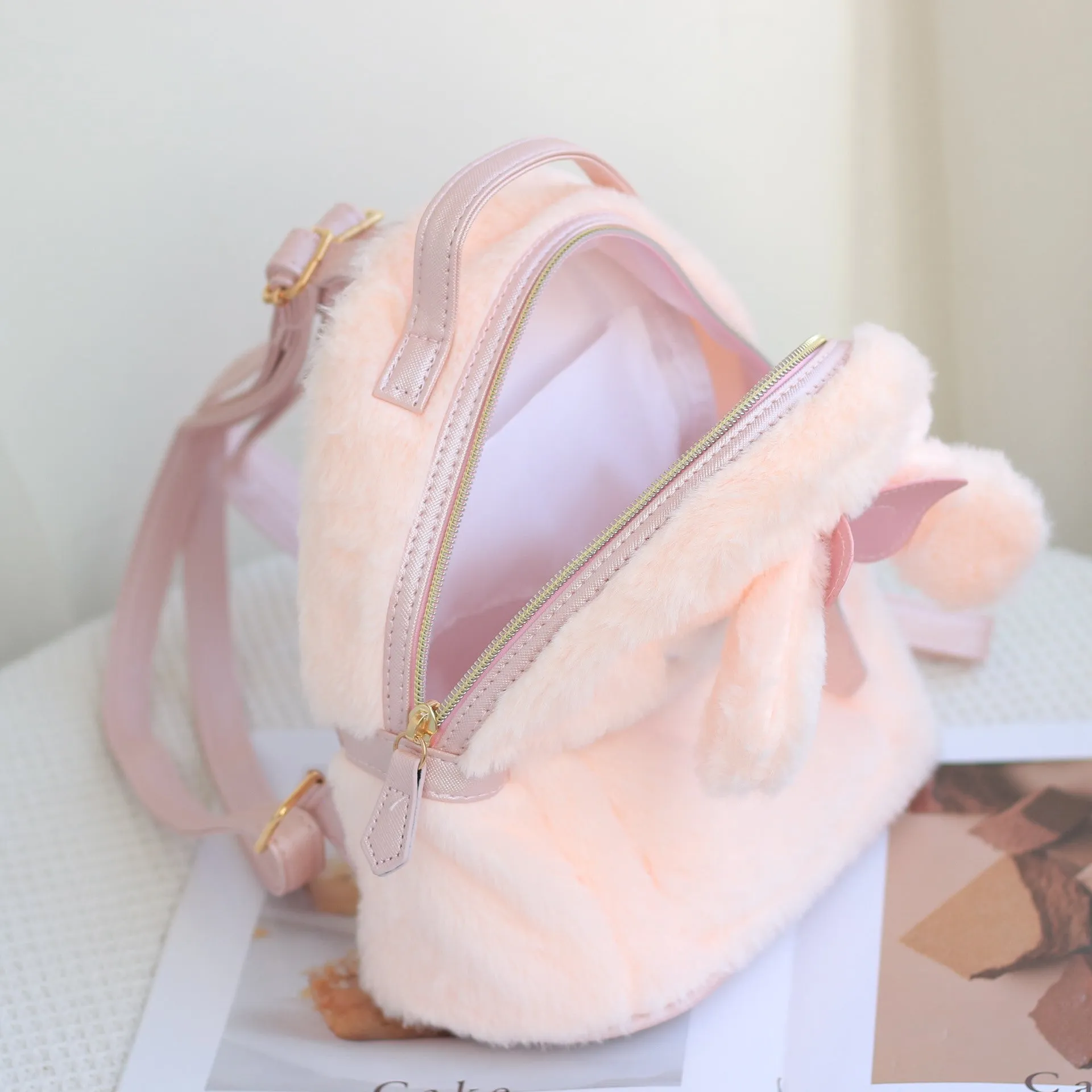 Fuzzy Plush Kawaii Backpack