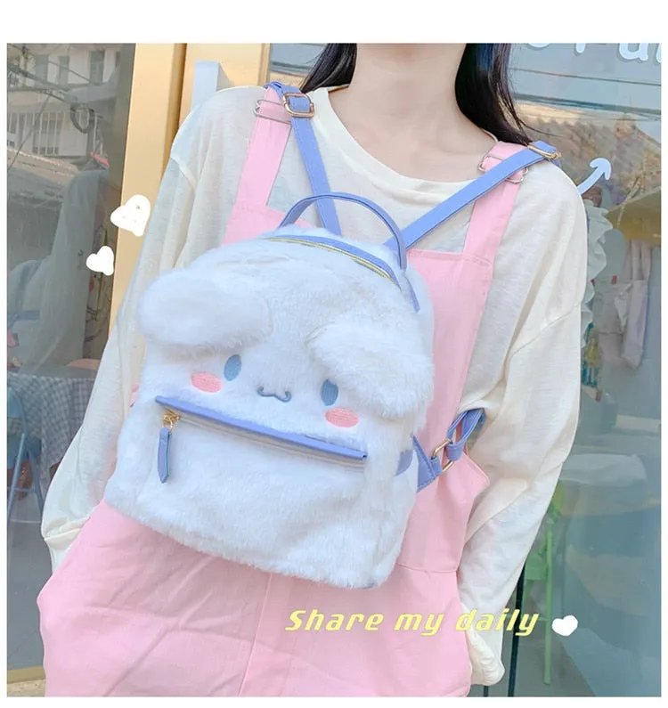 Fuzzy Plush Kawaii Backpack