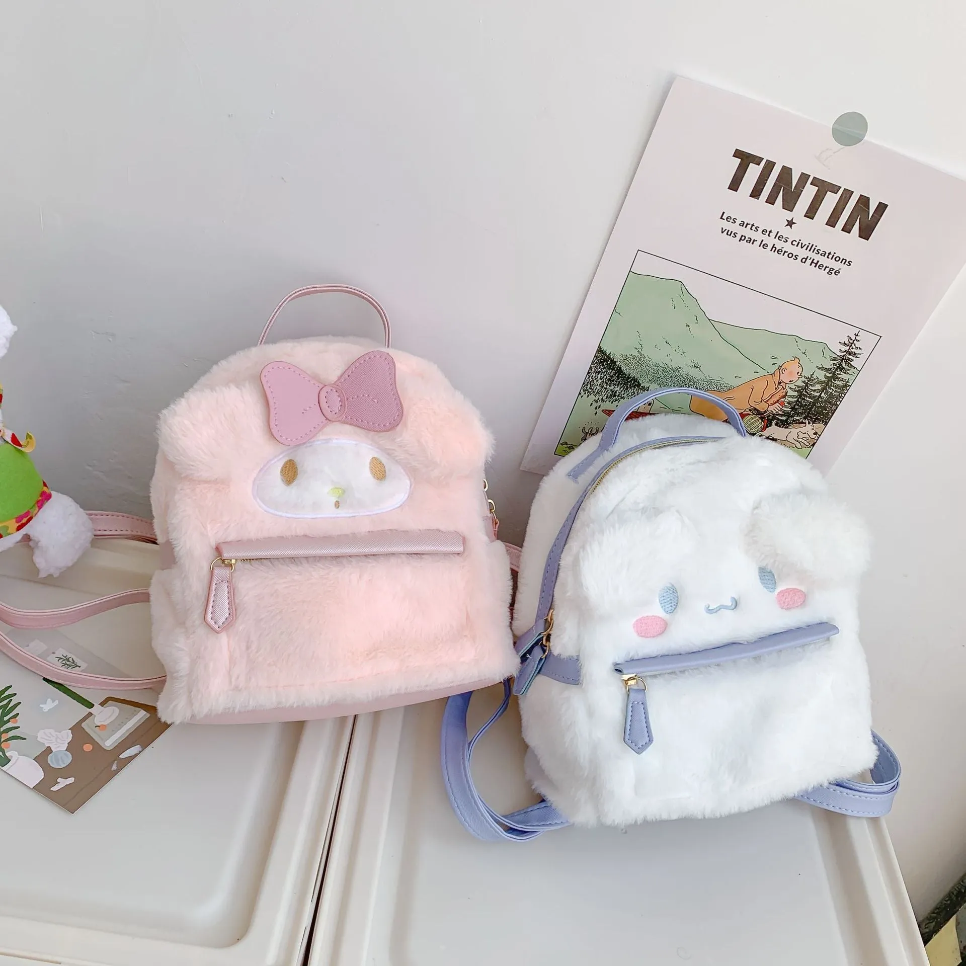 Fuzzy Plush Kawaii Backpack