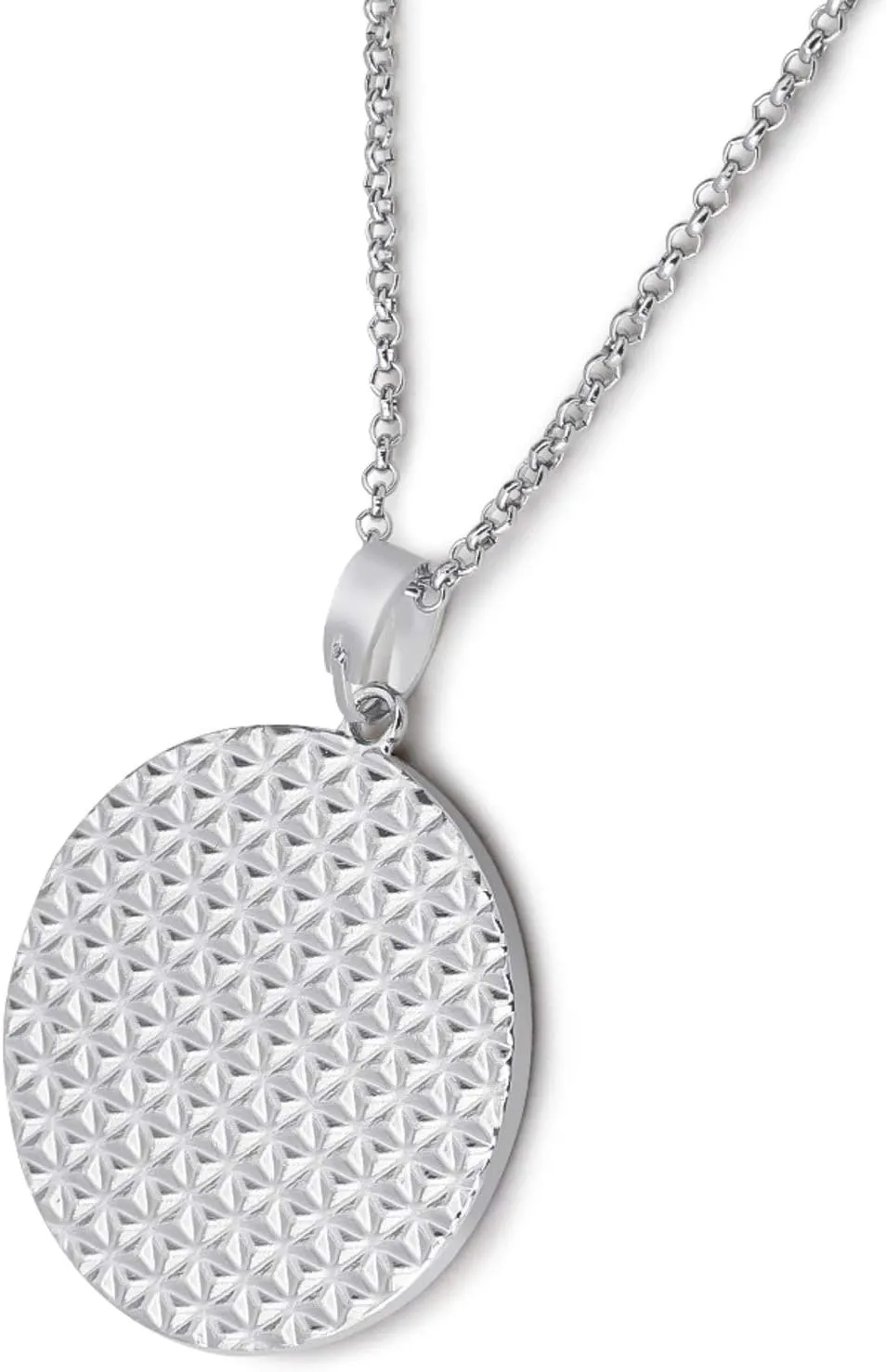 Garlic in Flower Basket Multicolored Alloy Diamond Choker Necklace Round Patterned Pendants Necklace Fashion Jewelry Gift for Her Mom And Wife