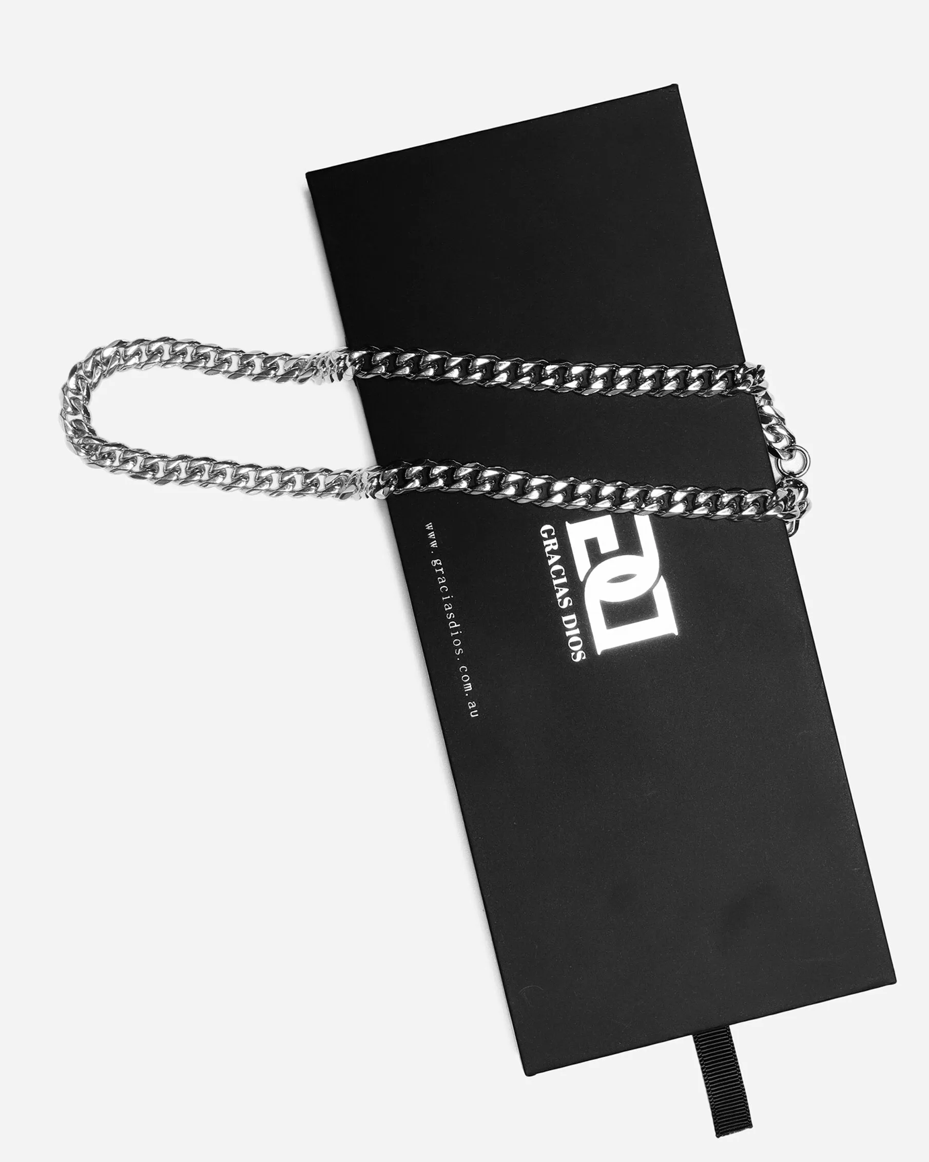 GD Cuban Stainless Steel Chain 7mm x 50cm