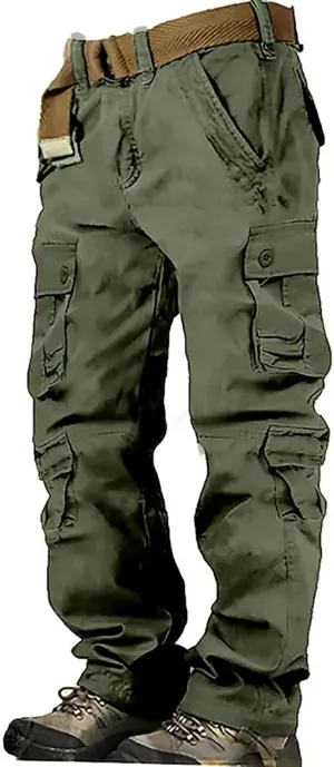 Gear Men's Hiking Tactical Sweatpants Waist Denim Long Pants Men's Casual Cargo Pants Sweatpants for Men Men's Camo
