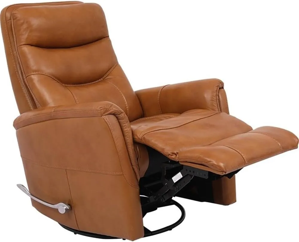 Gemini - Butterscotch Manual Swivel Glider Recliner