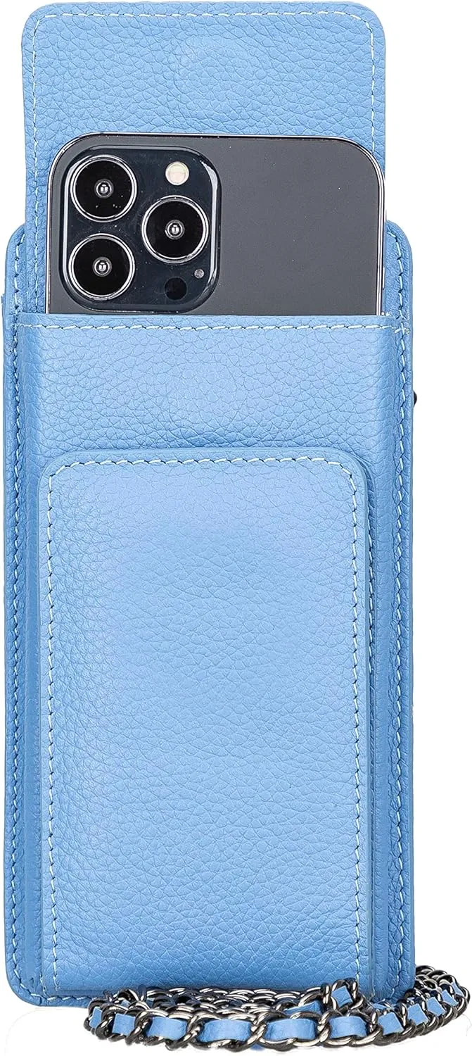 Genuine Leather Cross-Body Bags For Women, Cross-Body Purse Cell Phone Wallet Purses Case With Detachable Strap, Shoulder Bag