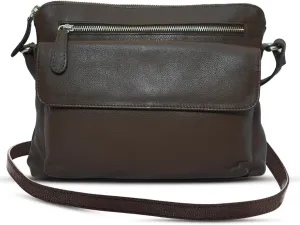 Genuine Leather Crossbody Bag for Women – Medium Size Leathure Purse, Stylish and Durable Handbags for Women