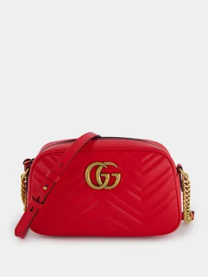 Gg Marmont Matelassé Small Shoulder Bag
