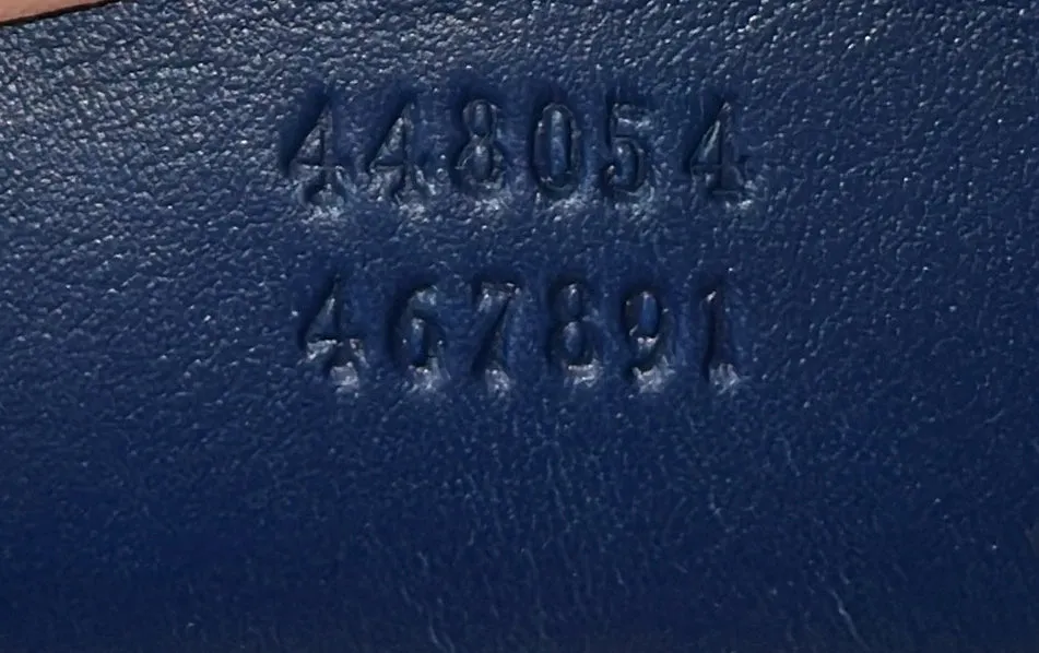 GG Marmont Tote Embroidered Matelasse Denim Small