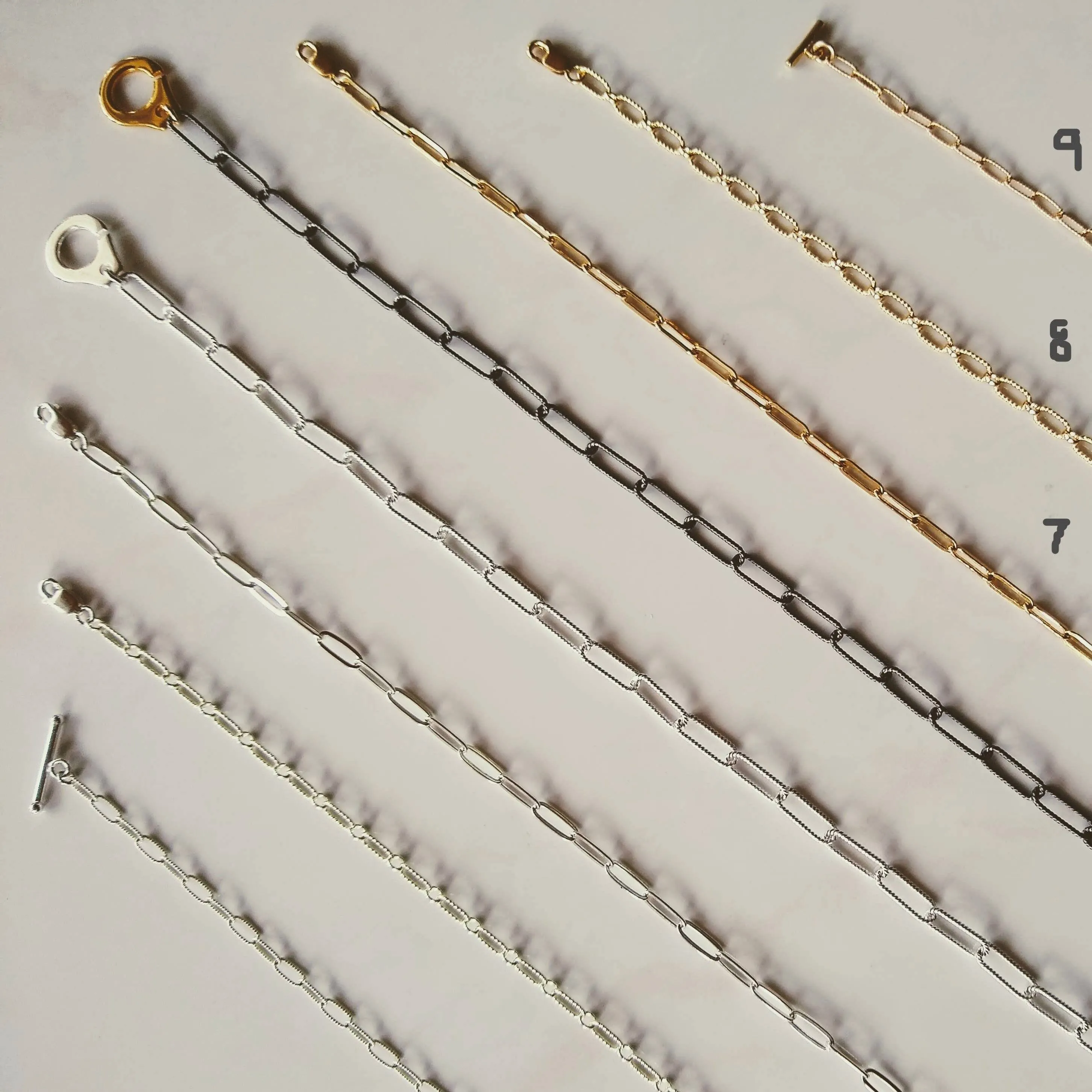 GIA Bracelet - Gold Chain with toggle