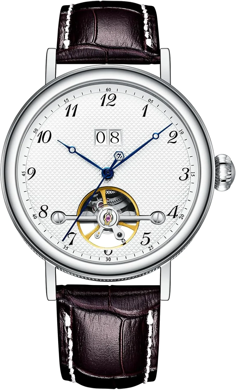 gigididi GGDD Automatic Mechanical Watch Flywheel Watches Simple Style Watch for Man Casual Male Clock Seagull Movement ST257 GD10725W01