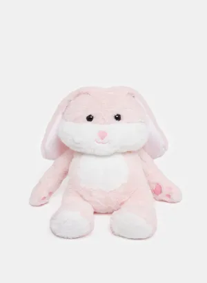 Girls Pink Faux Fur Backpack