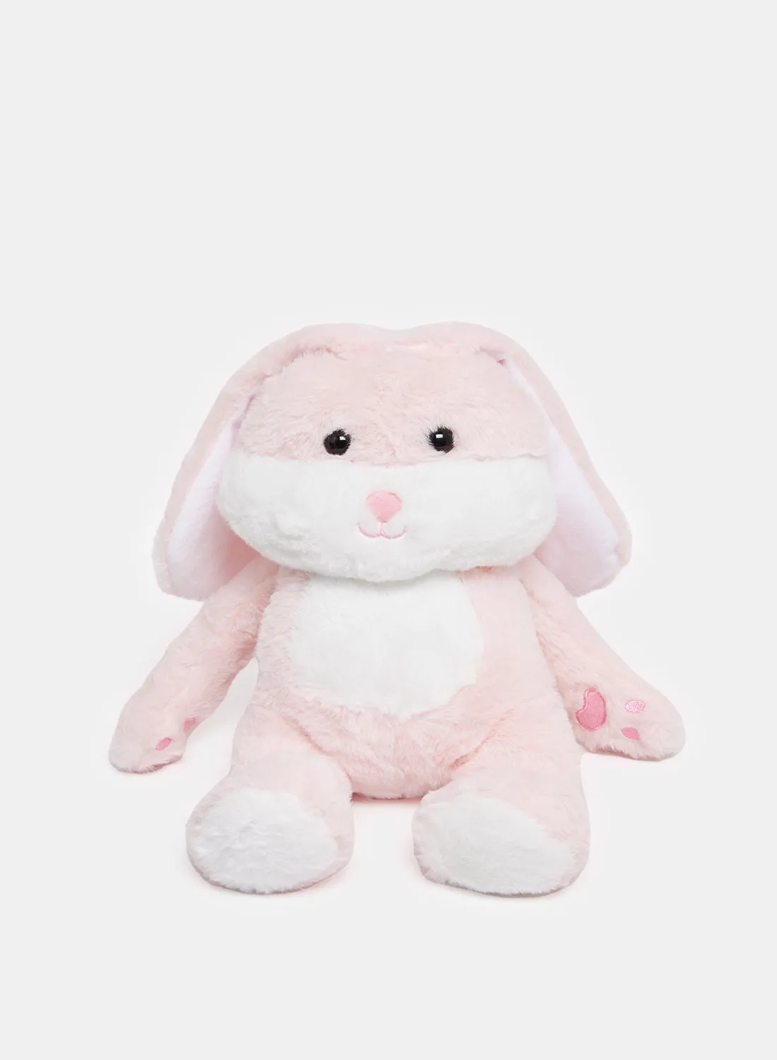 Girls Pink Faux Fur Backpack
