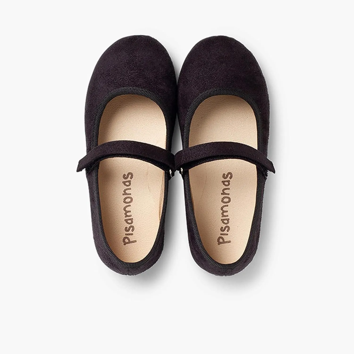 Girls Riptape Faux Suede Mary Janes