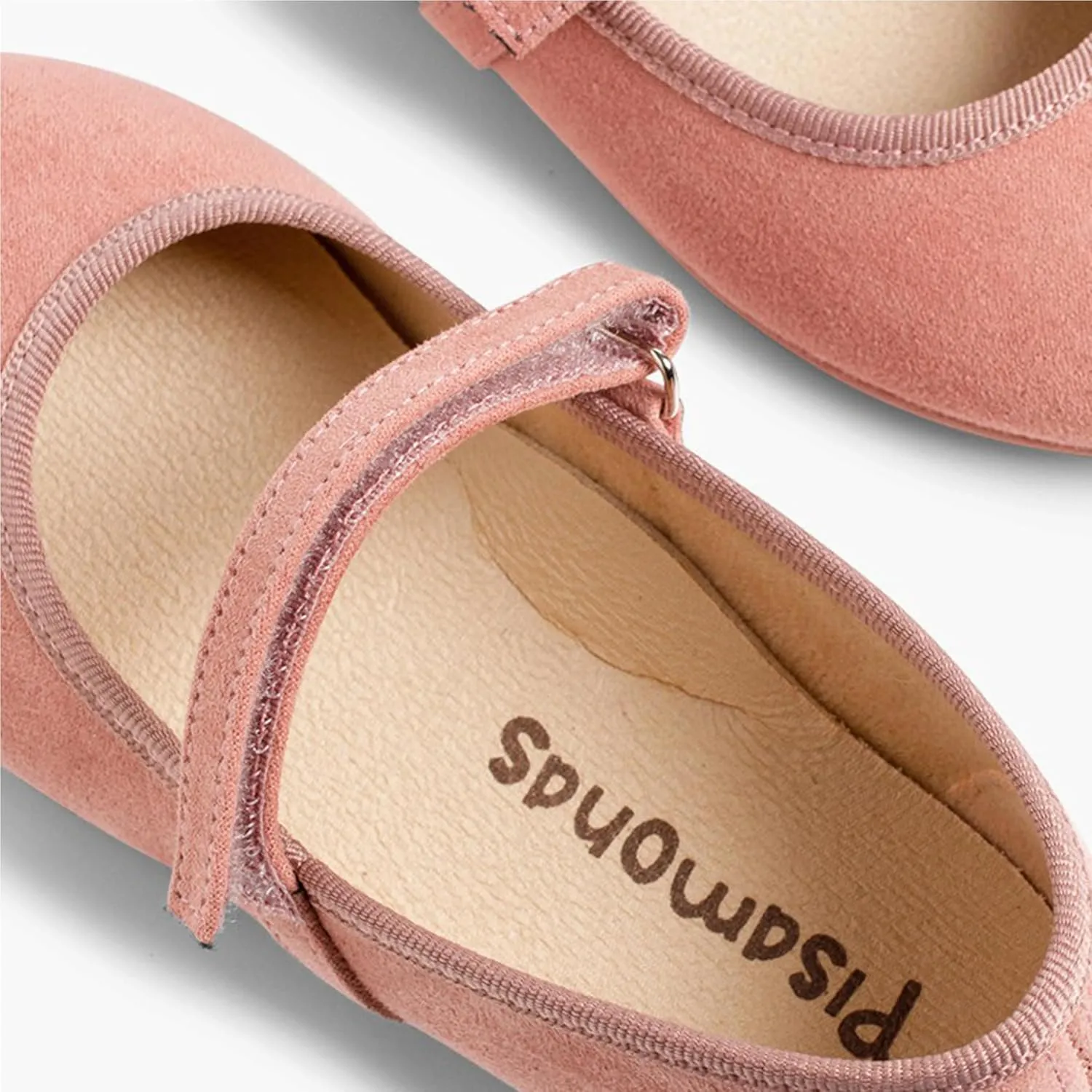 Girls Riptape Faux Suede Mary Janes