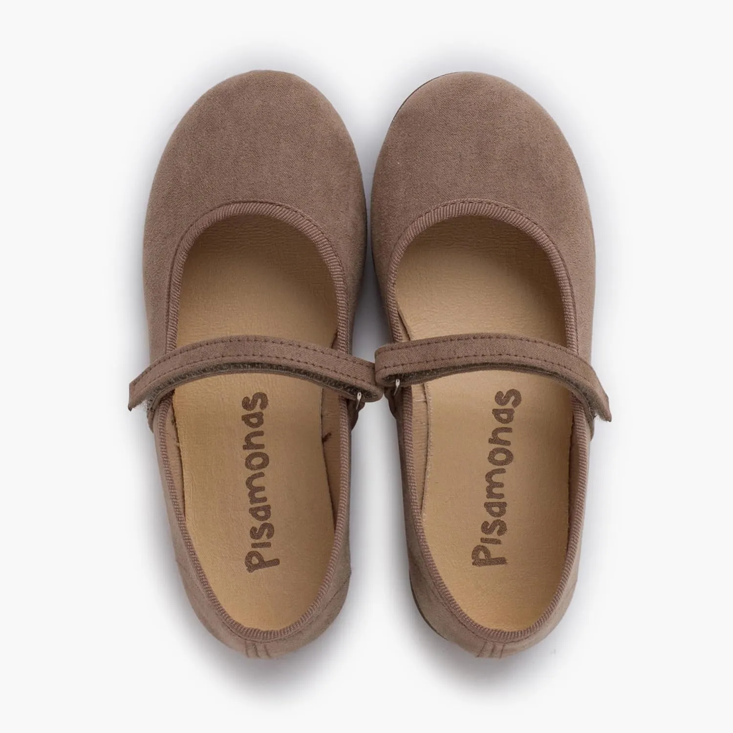 Girls Riptape Faux Suede Mary Janes