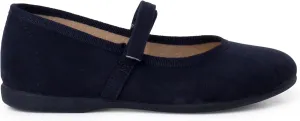 Girls Riptape Faux Suede Mary Janes