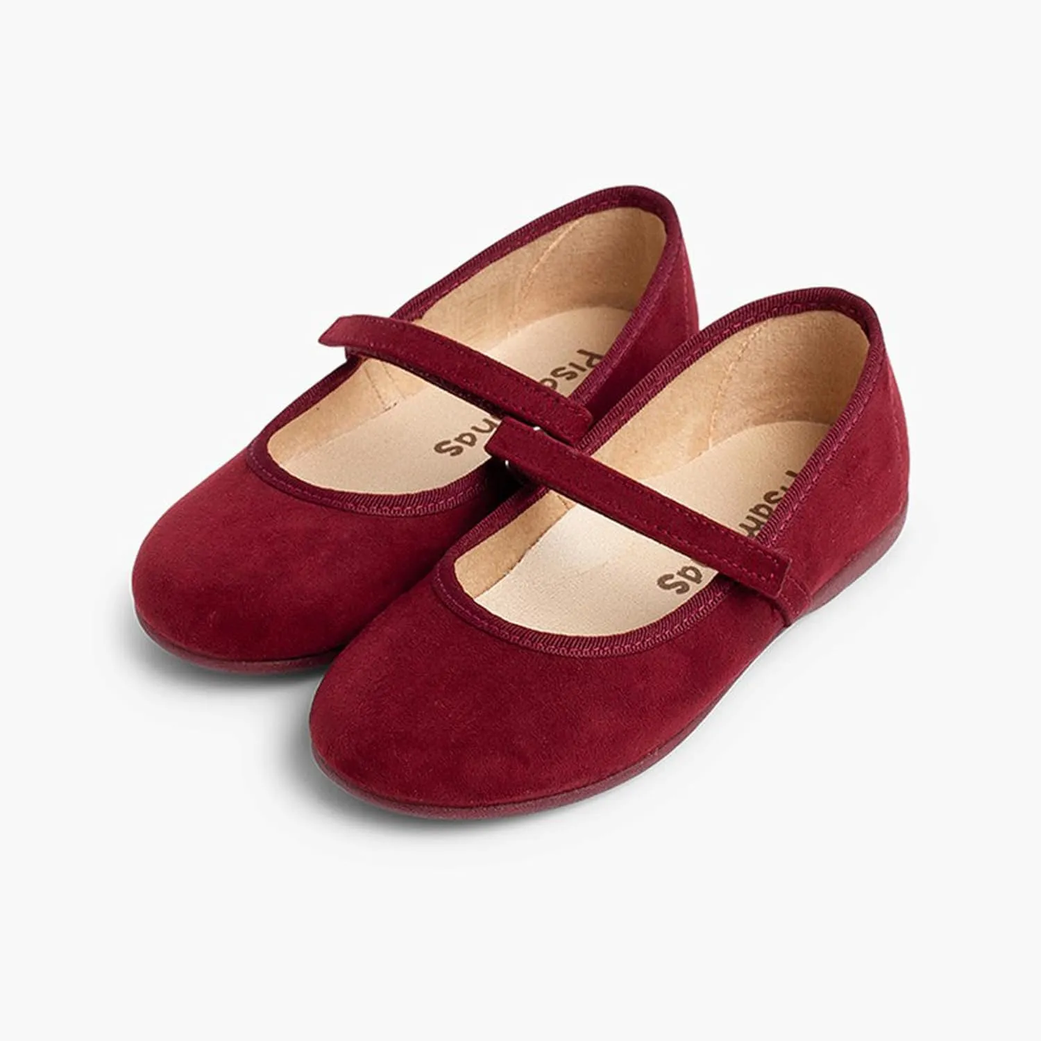 Girls Riptape Faux Suede Mary Janes