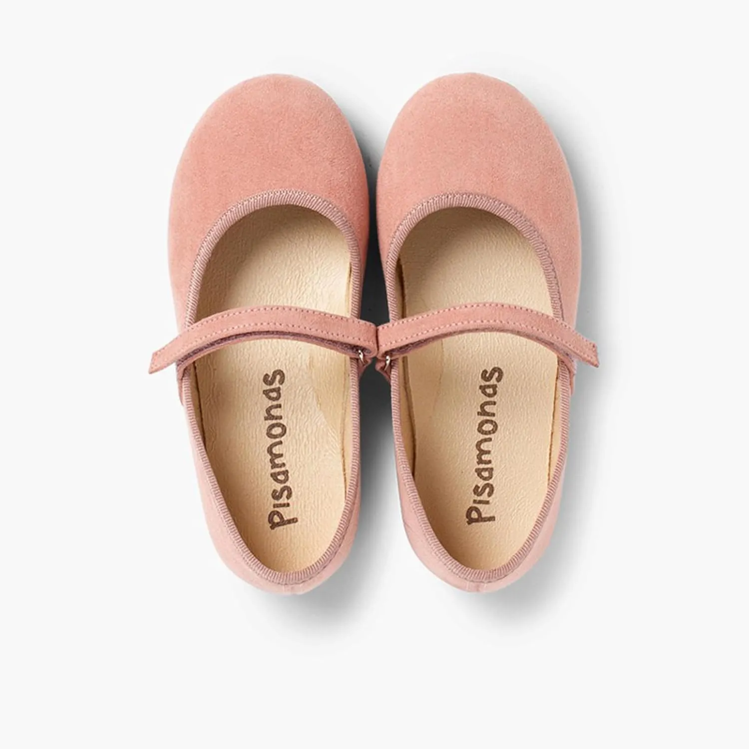 Girls Riptape Faux Suede Mary Janes