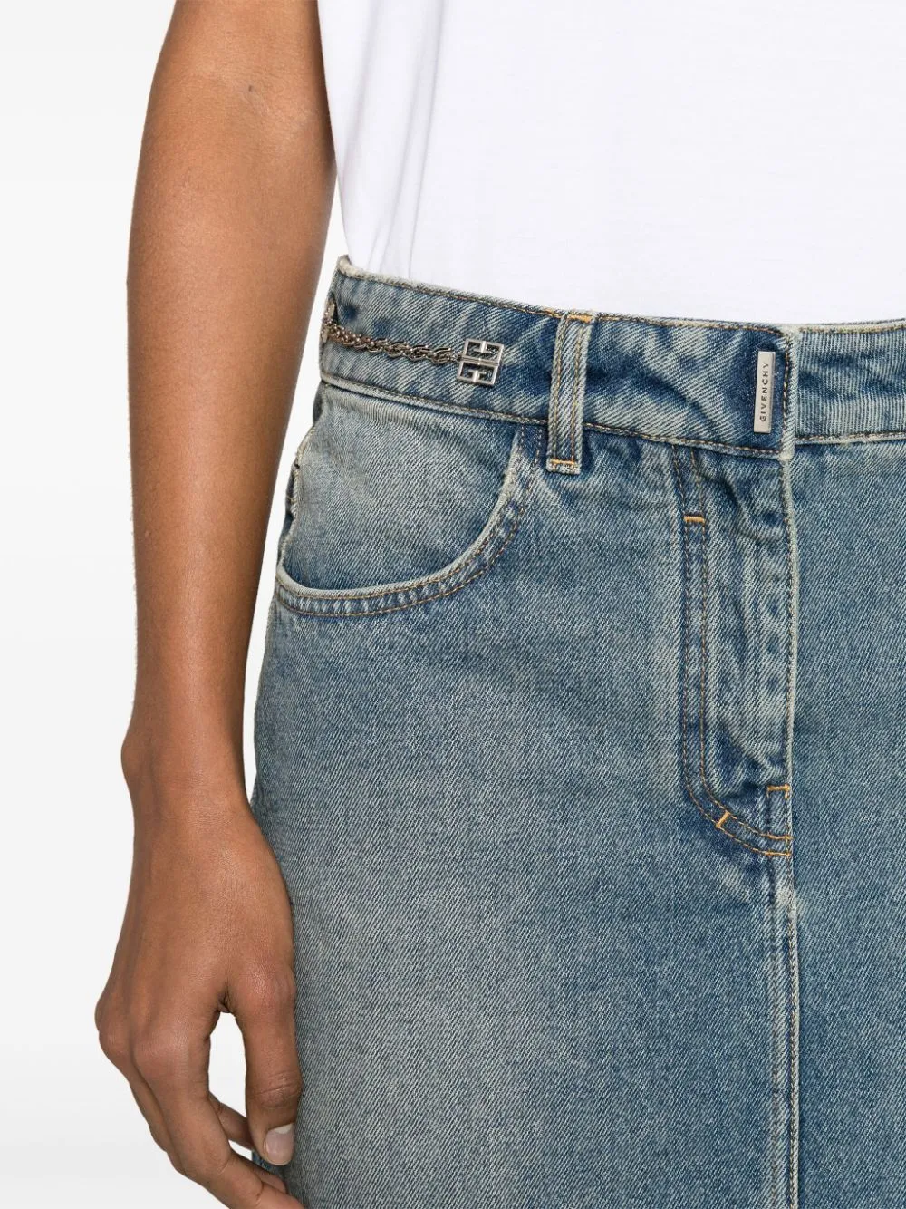 Givenchy Skirts Clear Blue