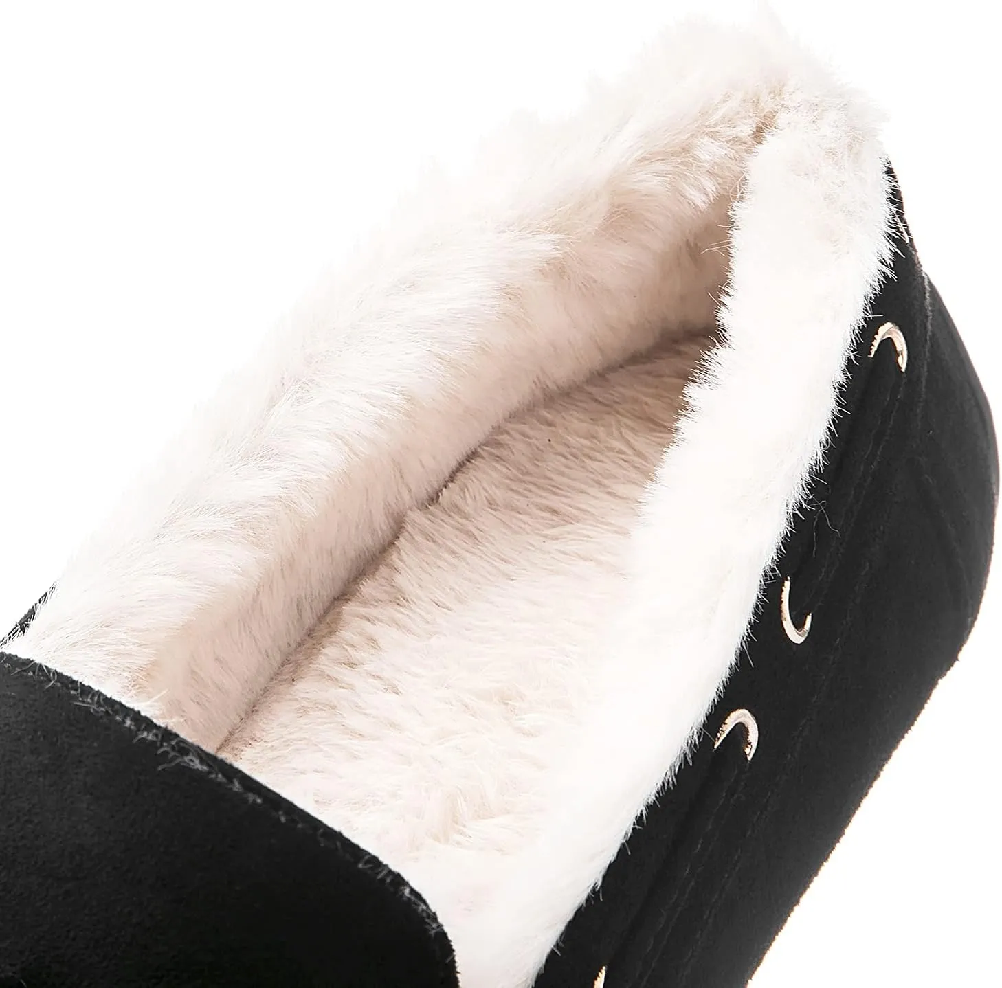 GLOBALWIN Women's Moccasins Shoes Winter Indoor Outdoor Faux Fur Lined Slippers