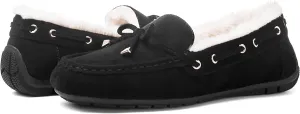 GLOBALWIN Women's Moccasins Shoes Winter Indoor Outdoor Faux Fur Lined Slippers